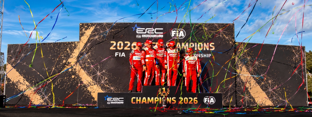 MRF Tyres Wins Fourth FIA European Rally Championship Teams’ Title As Sesks Wins In Portugal