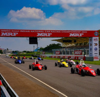 MRF MMSC FMSCI Indian National Car Racing Championship Round 2