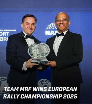 MRF Tyres honoured with FIA ERC Team Title at FIA Awards Gala 2025